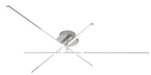 Rabalux 2479 Meredith LED Moderní stropní svítidlo | Přírodní bílá | 18W | Bílá | Chrom | Kov