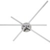 Rabalux 2479 Meredith LED Moderní stropní svítidlo | Přírodní bílá | 18W | Bílá | Chrom | Kov
