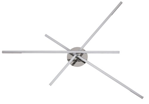 Rabalux 2479 Meredith LED Moderní stropní svítidlo | Přírodní bílá | 18W | Bílá | Chrom | Kov