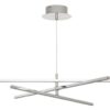 Rabalux 2480 Meredith LED Moderní stropní svítidlo | Přírodní bílá | 18W | Bílá | Chrom | Kov
