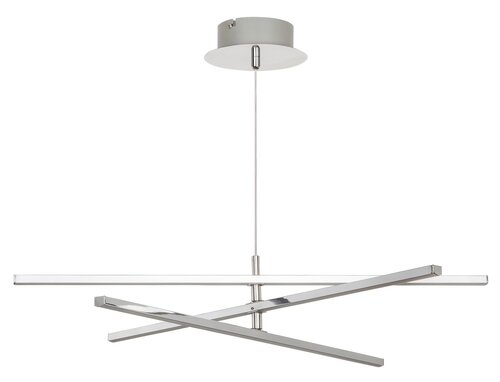 Rabalux 2480 Meredith LED Moderní stropní svítidlo | Přírodní bílá | 18W | Bílá | Chrom | Kov