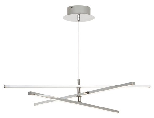 Rabalux 2480 Meredith LED Moderní stropní svítidlo | Přírodní bílá | 18W | Bílá | Chrom | Kov
