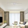Rabalux 2481 Meredith LED Moderní stropní svítidlo | Přírodní bílá | 19,2W | Bílá | Chrom | Kov