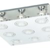Rabalux 2517 Naomi LED stropní svítidlo | Teplá bílá | 5W | Bílá | Chrom | Kov