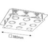 Rabalux 2517 Naomi LED stropní svítidlo | Teplá bílá | 5W | Bílá | Chrom | Kov