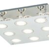 Rabalux 2517 Naomi LED stropní svítidlo | Teplá bílá | 5W | Bílá | Chrom | Kov