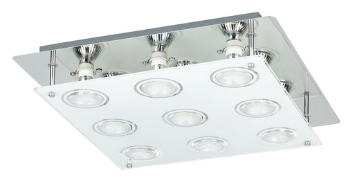 Rabalux 2517 Naomi LED stropní svítidlo | Teplá bílá | 5W | Bílá | Chrom | Kov