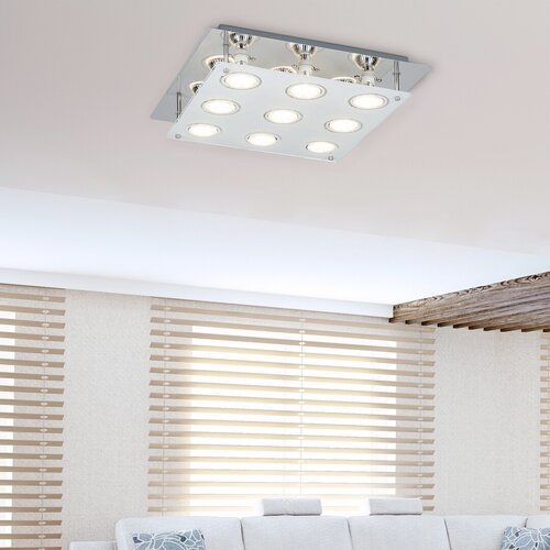 Rabalux 2517 Naomi LED stropní svítidlo | Teplá bílá | 5W | Bílá | Chrom | Kov