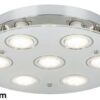 Rabalux 2518 Naomi LED stropní svítidlo | Teplá bílá | 5W | Bílá | Chrom | Kov