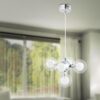 Rabalux 2623 Briella Moderní stropní svítidlo | G9 | Teplá bílá | Bílá | Chrom | Kov