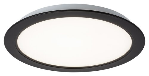 Rabalux 2680 Shaun LED Přisazené stropní svítidlo | Přírodní bílá | 17W | Bílá | Černá