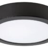 Rabalux 2686 Shaun LED Přisazené stropní svítidlo | Přírodní bílá | 12W | Bílá | Černá
