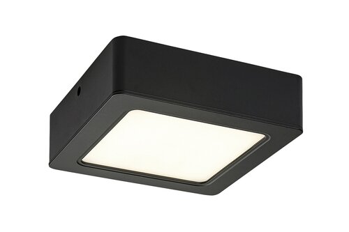 Rabalux 2689 Shaun LED Přisazené stropní svítidlo | Přírodní bílá | 12W | Bílá | Černá