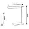 Rabalux 2934 Horus LED Moderní stolní lampička | Variabilní | Stmívatelné | 7W | Černá