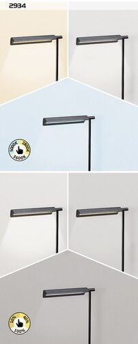 Rabalux 2934 Horus LED Moderní stolní lampička | Variabilní | Stmívatelné | 7W | Černá