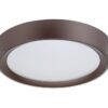 Rabalux 2987 Mokka LED Stropní svítidlo s ovladačem | RGB | Variabilní | Stmívatelné | 24W | Bílá | Hnědá