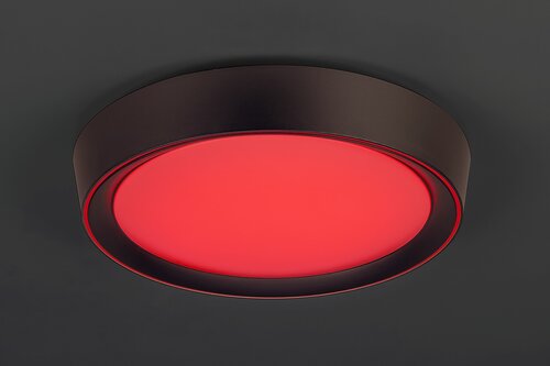 Rabalux 2987 Mokka LED Stropní svítidlo s ovladačem | RGB | Variabilní | Stmívatelné | 24W | Bílá | Hnědá