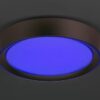 Rabalux 2987 Mokka LED Stropní svítidlo s ovladačem | RGB | Variabilní | Stmívatelné | 24W | Bílá | Hnědá