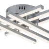 Rabalux 3014 Nayara LED Moderní stropní svítidlo | Přírodní bílá | 40W | Bílá | Kov | Stříbrná