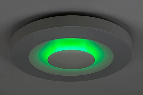 Rabalux 3015 Calvin LED Stropní svítidlo s ovladačem | RGB | Variabilní | Stmívatelné | 40W | Bílá