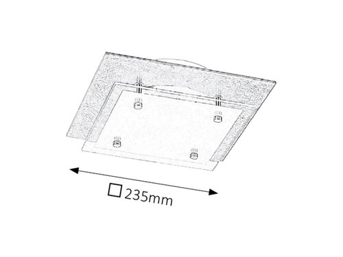 Rabalux 3032 June LED Moderní stropní svítidlo | Teplá bílá | 12W | Barevný kov | Zlatá