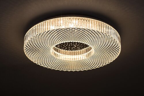 Rabalux 3064 Ziva LED Stropní svítidlo s ovladačem | Variabilní | Stmívatelné | 36W | Chrom | Kov