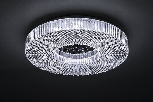 Rabalux 3064 Ziva LED Stropní svítidlo s ovladačem | Variabilní | Stmívatelné | 36W | Chrom | Kov
