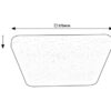 Rabalux 3074 Lucas LED stropní svítidlo | Přírodní bílá | 24W | Bílá