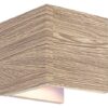Rabalux 3090 Cinnamon LED Dřevěné nástěnní svítidlo | Teplá bílá | 7W | Bílá | Dřevo