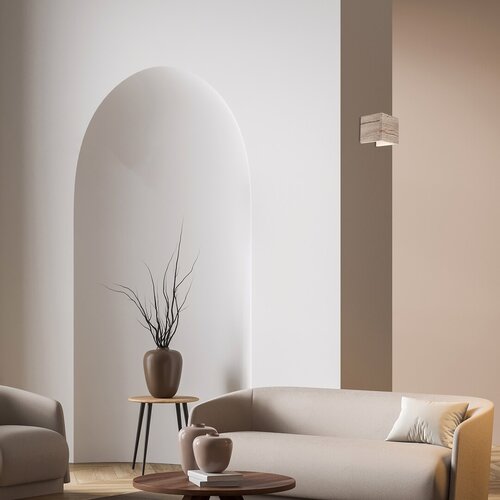 Rabalux 3090 Cinnamon LED Dřevěné nástěnní svítidlo | Teplá bílá | 7W | Bílá | Dřevo