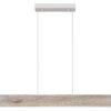 Rabalux 3091 Cinnamon LED Dřevěný lustr | Teplá bílá | 34W | Bílá | Dřevo