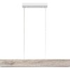 Rabalux 3091 Cinnamon LED Dřevěný lustr | Teplá bílá | 34W | Bílá | Dřevo