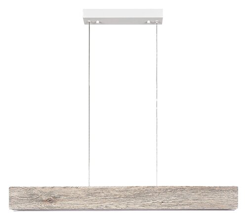 Rabalux 3091 Cinnamon LED Dřevěný lustr | Teplá bílá | 34W | Bílá | Dřevo