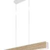 Rabalux 3091 Cinnamon LED Dřevěný lustr | Teplá bílá | 34W | Bílá | Dřevo