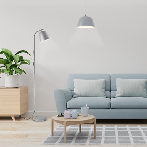 Rabalux 3096 Malia Stojací lampa | E27 | Šedá