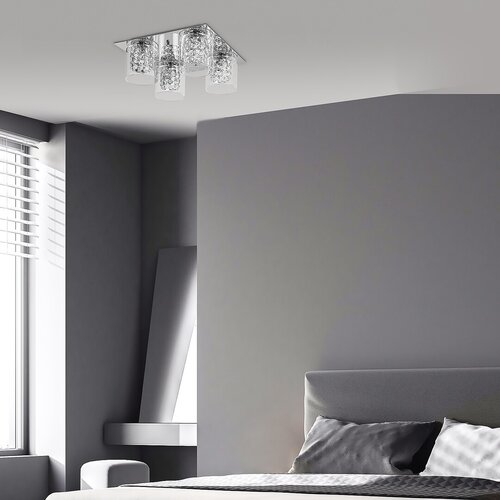 Rabalux 3115 Duchess Moderní stropní svítidlo | G9 | Chrom | Kov