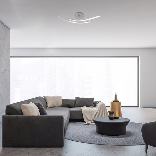 Rabalux 3143 Tatjana LED Moderní stropní svítidlo | Přírodní bílá | 1,5W | Bílá | Kov | Stříbrná