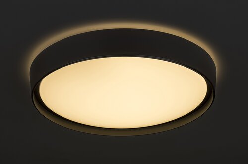 Rabalux 3146 Achilles LED Stropní svítidlo s ovladačem | RGB | Variabilní | Stmívatelné | 40W | Černá