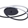 Rabalux 3256 Meridia LED Moderní stropní svítidlo | Teplá bílá | 40W | Bílá | Černá | 9