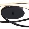 Rabalux 3256 Meridia LED Moderní stropní svítidlo | Teplá bílá | 40W | Bílá | Černá | 8