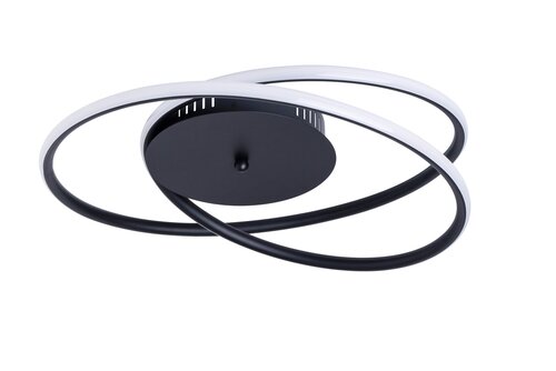Rabalux 3256 Meridia LED Moderní stropní svítidlo | Teplá bílá | 40W | Bílá | Černá | 3