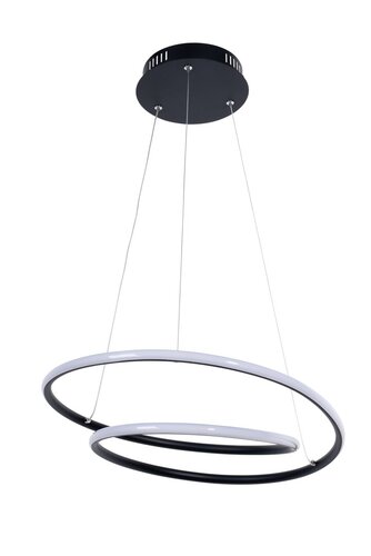 Rabalux 3257 Meridia LED Moderní stropní svítidlo | Teplá bílá | 40W | Bílá | Černá