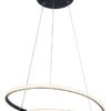 Rabalux 3257 Meridia LED Moderní stropní svítidlo | Teplá bílá | 40W | Bílá | Černá