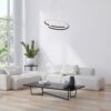 Rabalux 3257 Meridia LED Moderní stropní svítidlo | Teplá bílá | 40W | Bílá | Černá