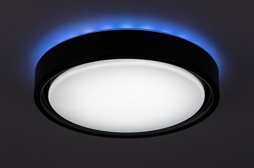 Rabalux 3283 Foster LED Stropní svítidlo s pohybovým čidlem | RGB | Variabilní | Stmívatelné | 28W | Bílá | Černá