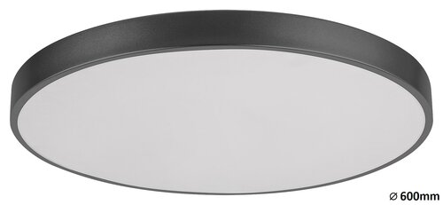 Rabalux 3316 Tesia LED Stropní svítidlo s ovladačem | Variabilní | Stmívatelné | 60W | Bílá | Černá