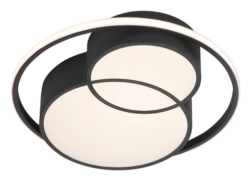 Rabalux 3320 Zenith LED Moderní stropní svítidlo | Teplá bílá | 40W | Bílá | Černá