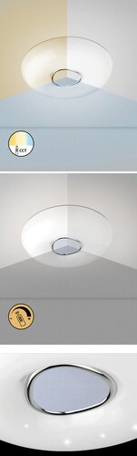 Rabalux 3328 Tayla LED Stropní svítidlo s ovladačem | Variabilní | Stmívatelné | 60W | Bílá