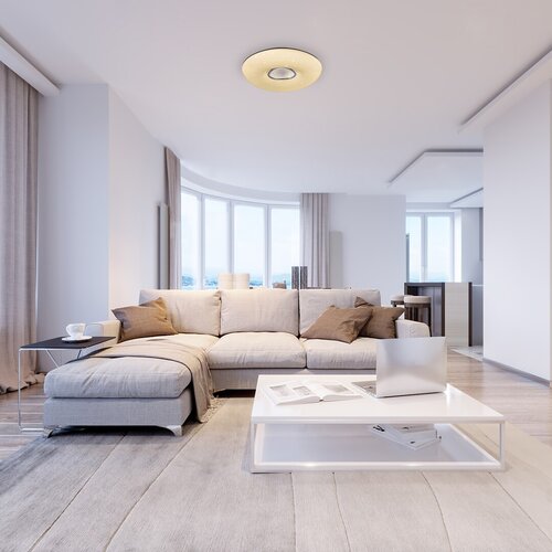 Rabalux 3328 Tayla LED Stropní svítidlo s ovladačem | Variabilní | Stmívatelné | 60W | Bílá