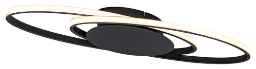 Rabalux 3331 Vesta LED Moderní stropní svítidlo | Teplá bílá | 50W | Bílá | Černá